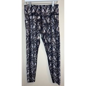 CVG Snakeskin Print Leggings Size Medium